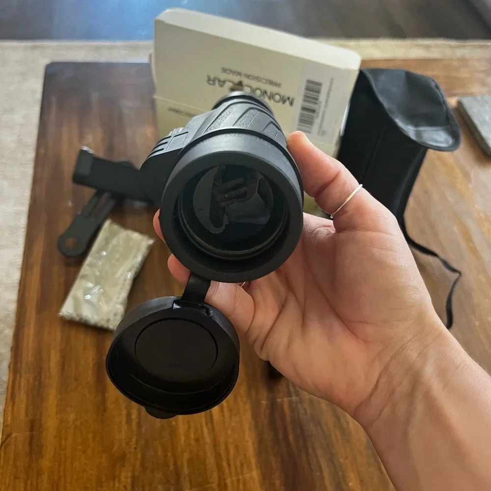 NIB. Monocular. Rigid and flexible tripod attachments.